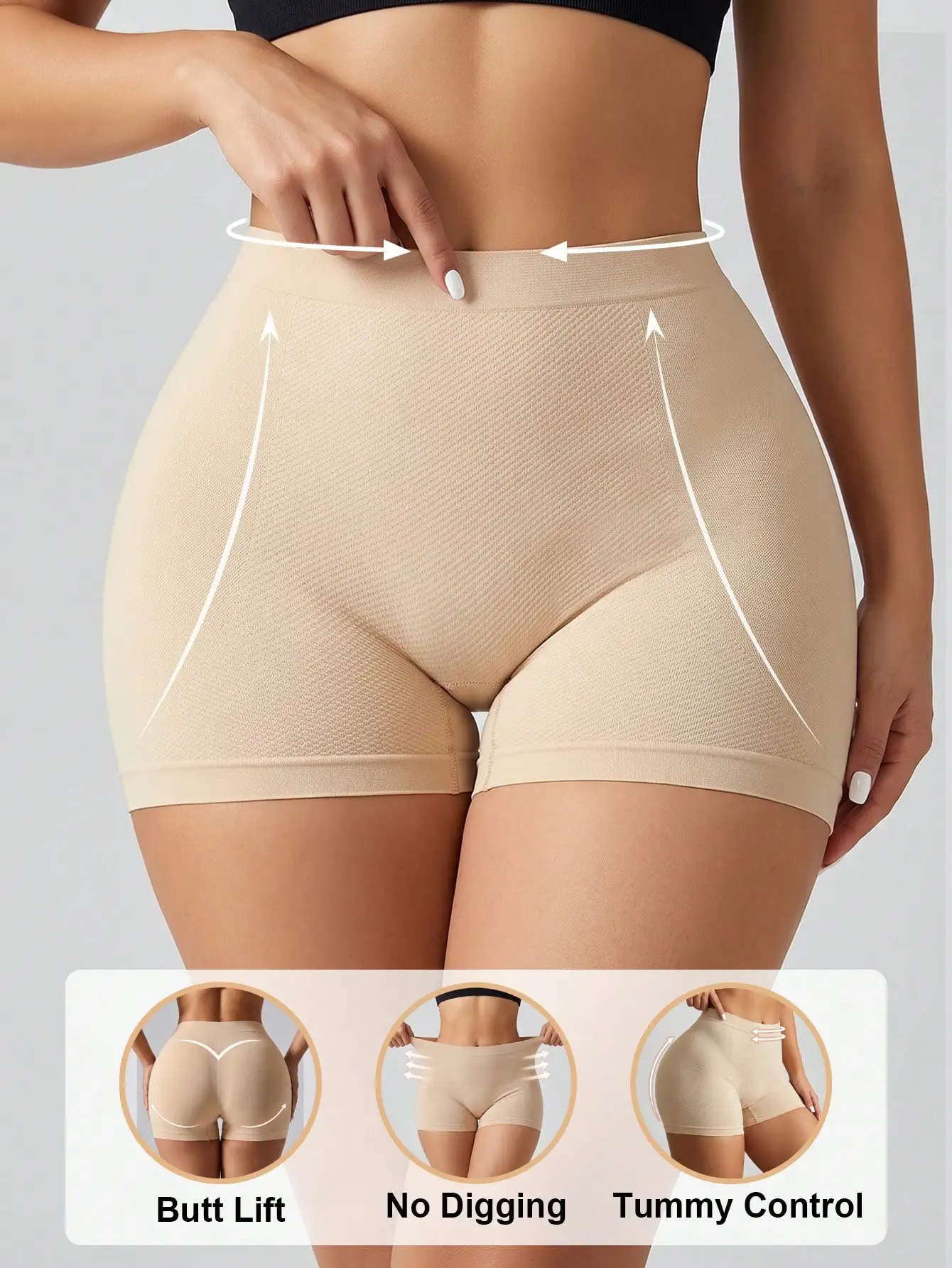 Women's Seamless Body Shaper P - Boyshort Underwear ulasan dan harga