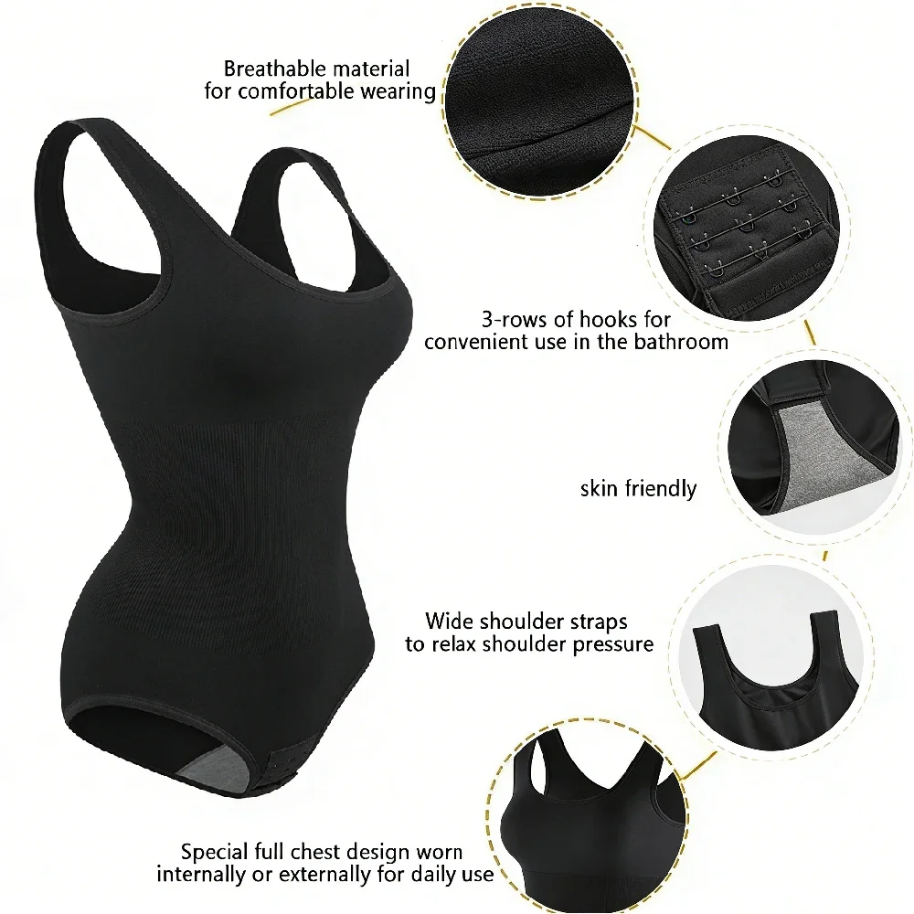 1Pcs Women Firm Sculpting Body - Shapewear Bodysuit Firm ulasan dan harga
